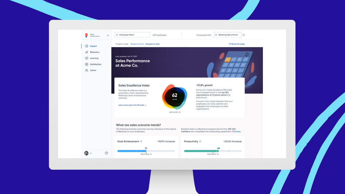 BetterUp's Sales Excellence Index